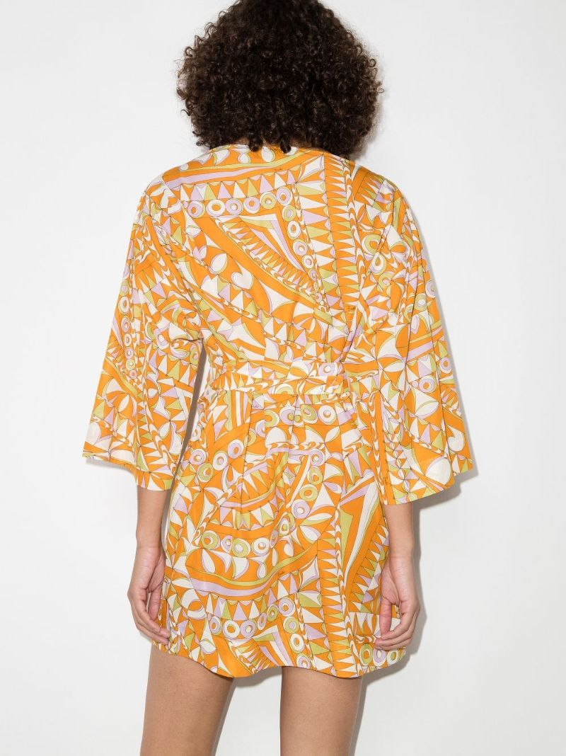 Bandierine Print Mini Dress