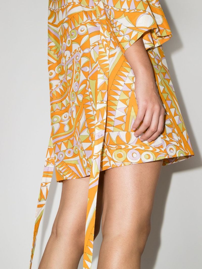 Bandierine Print Mini Dress