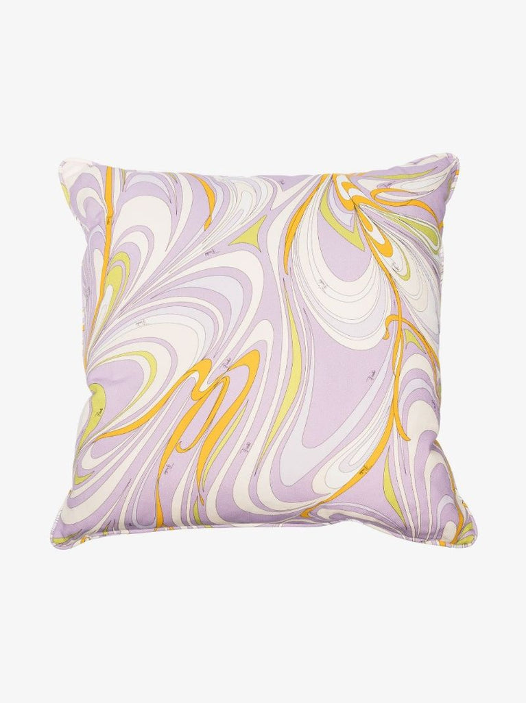 Lilac Onde Print Cushion