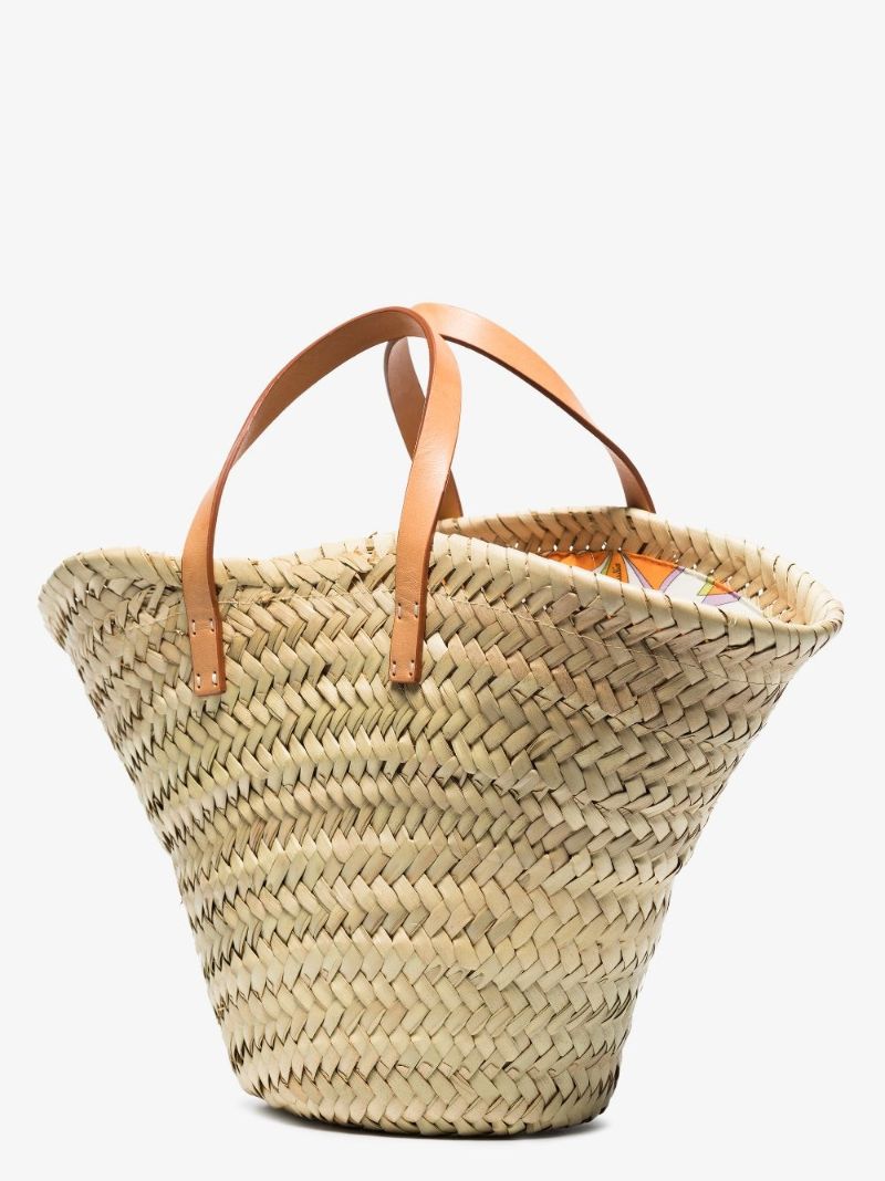 Neutral Logo AppliquÃ_x0083_Â© Basket Bag