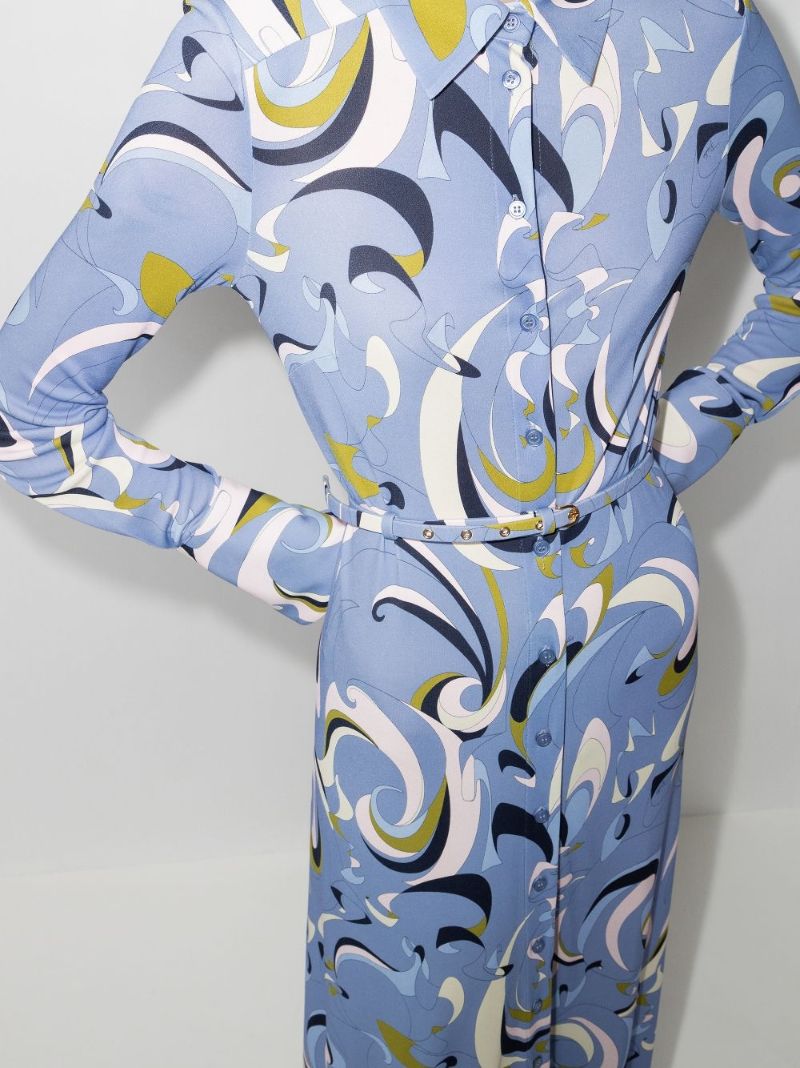 Itinerari Print Maxi Dress