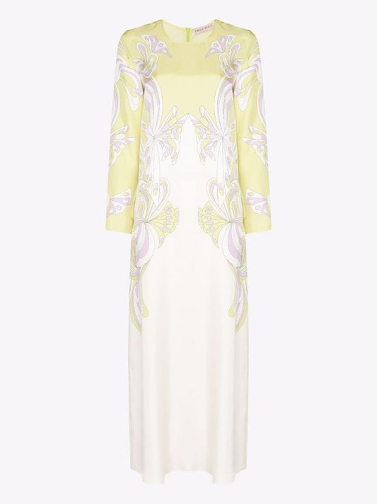 Aline Farfalle-print Maxi Dress