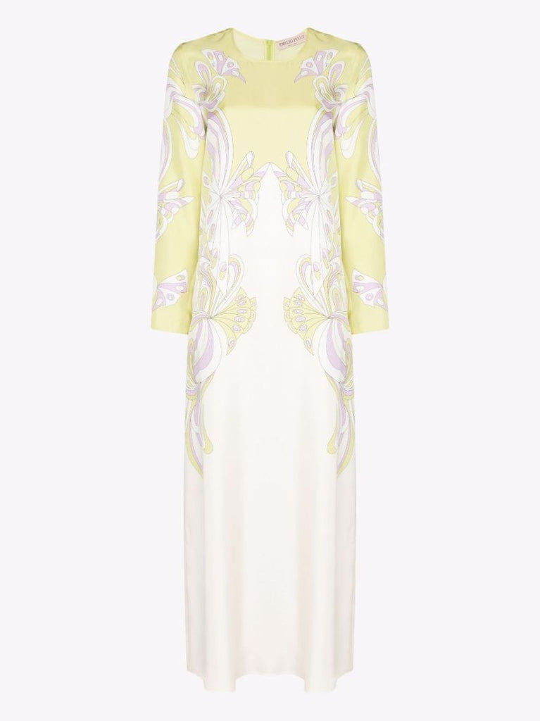 Aline Farfalle-print Maxi Dress