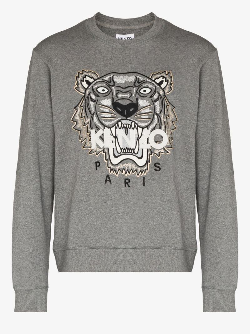 Embroidered Tiger Sweatshirt