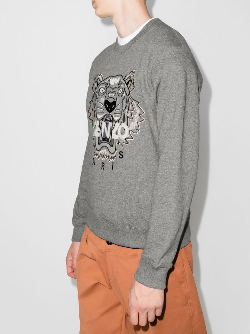 Embroidered Tiger Sweatshirt