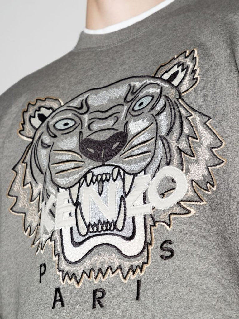 Embroidered Tiger Sweatshirt