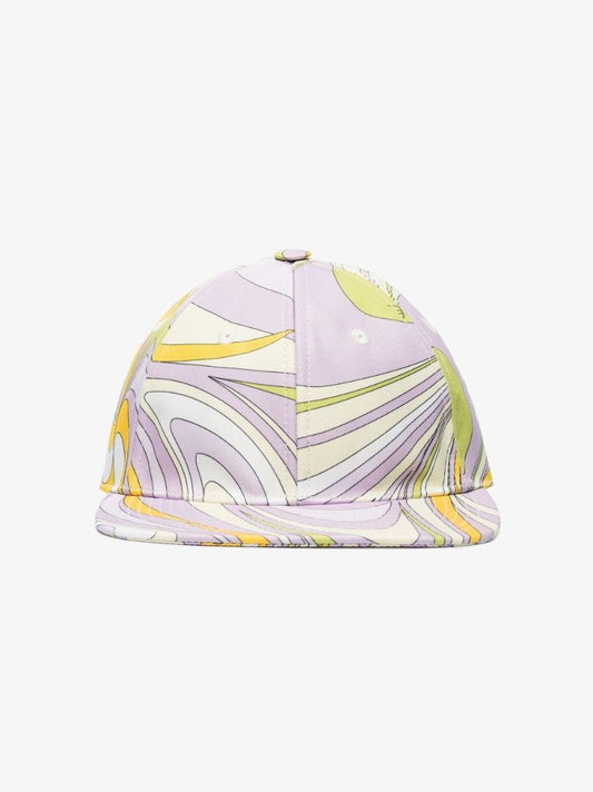 Lilac Nuages Print Baseball Cap