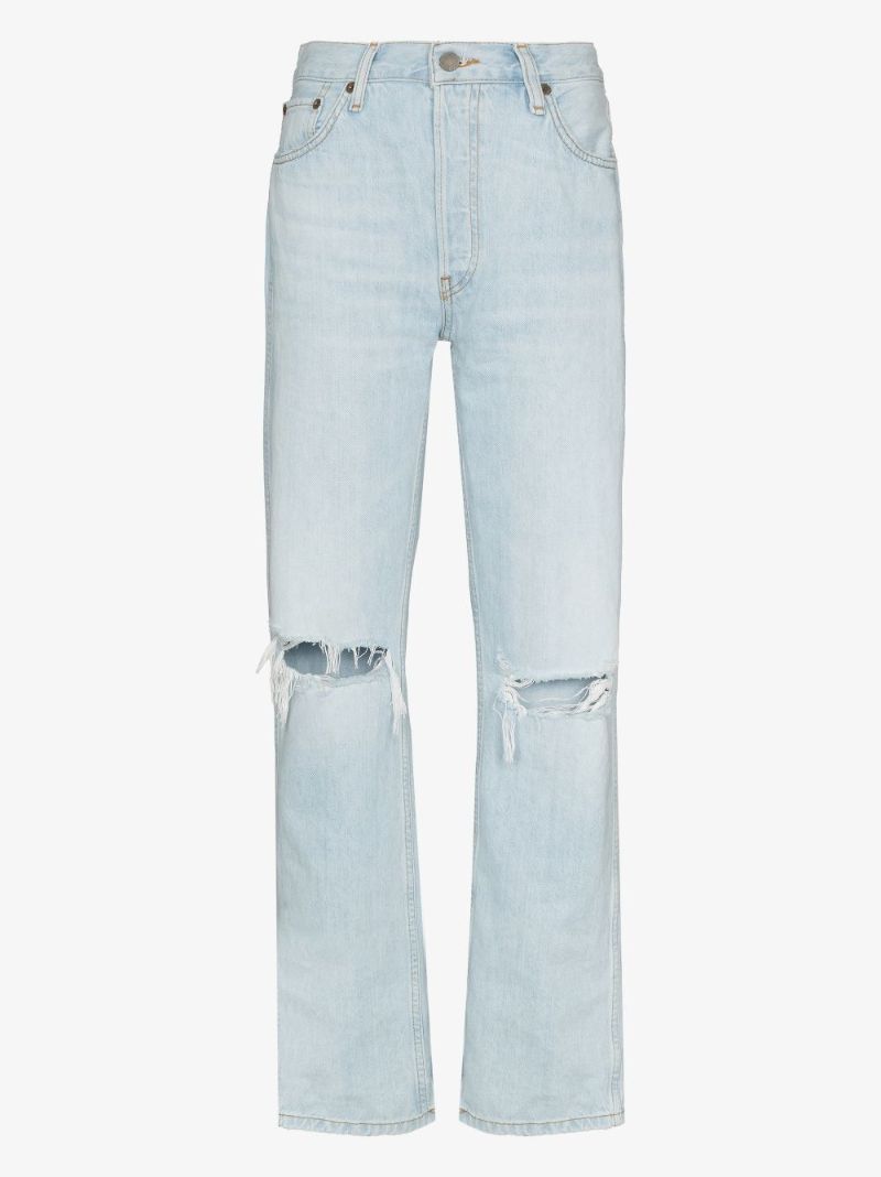 '90s Bleached High Waist Jeans