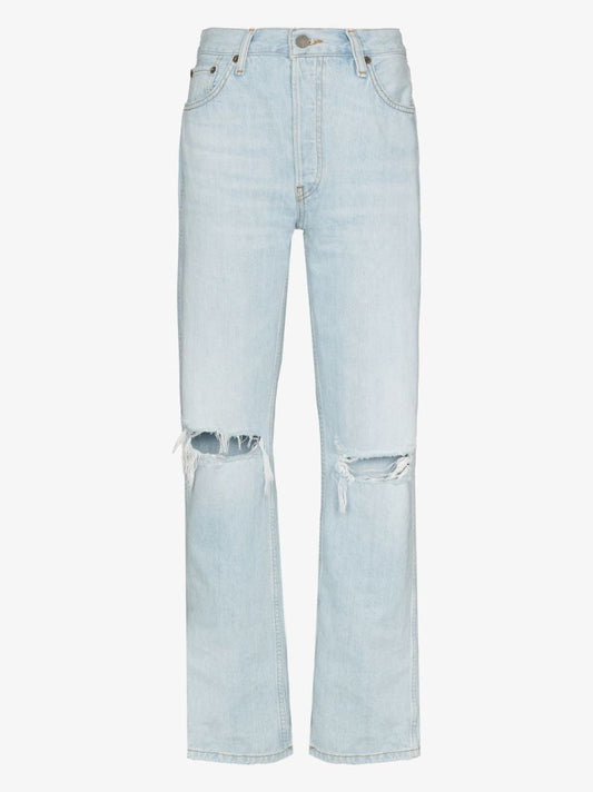 '90s Bleached High Waist Jeans