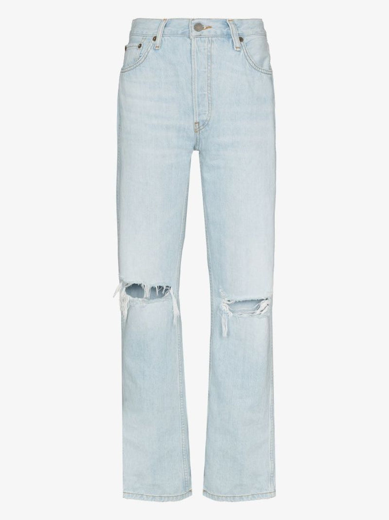 '90s Bleached High Waist Jeans