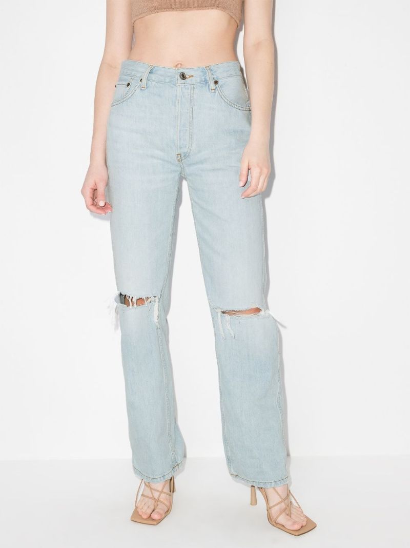 '90s Bleached High Waist Jeans
