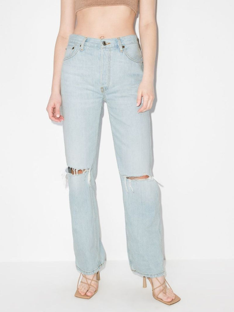 '90s Bleached High Waist Jeans