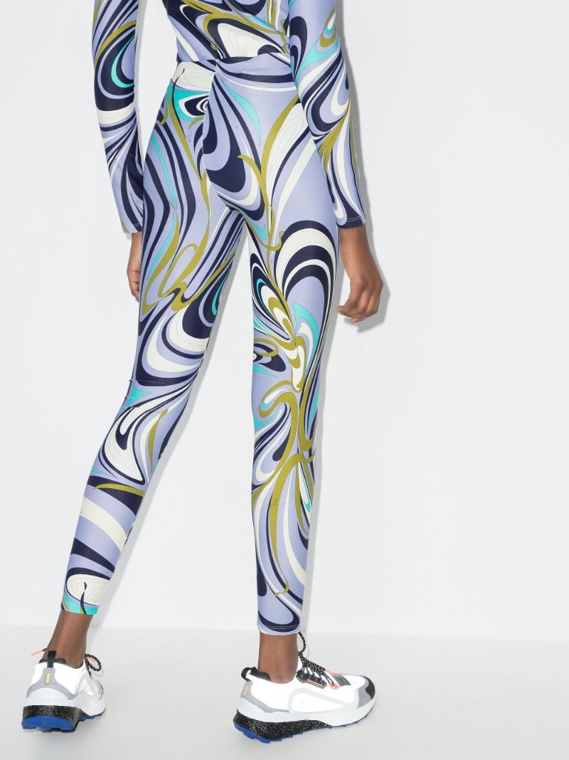 Onde Print Leggings