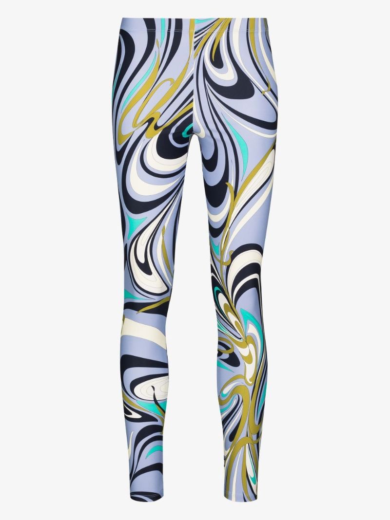Onde Print Leggings