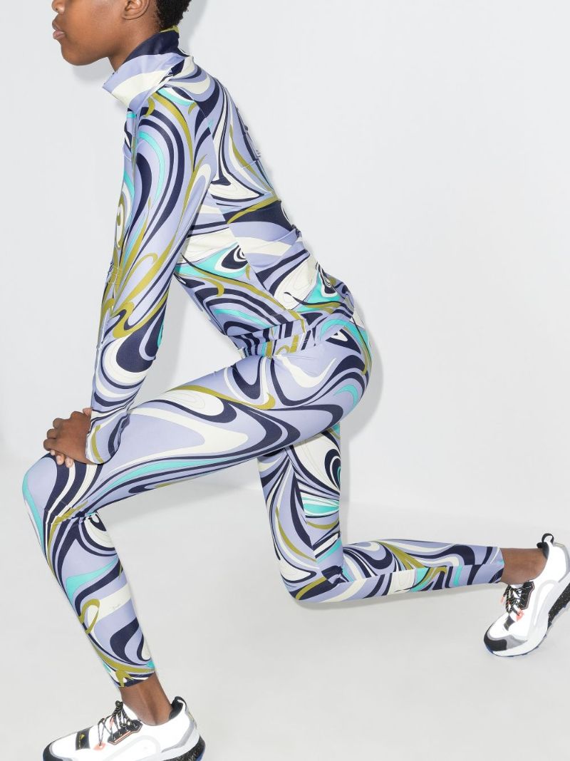 Onde Print Leggings