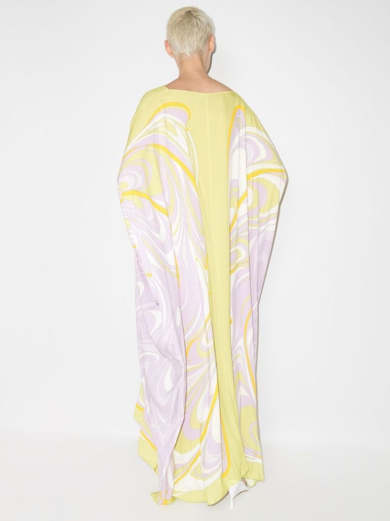 Onde Print Kaftan Dress
