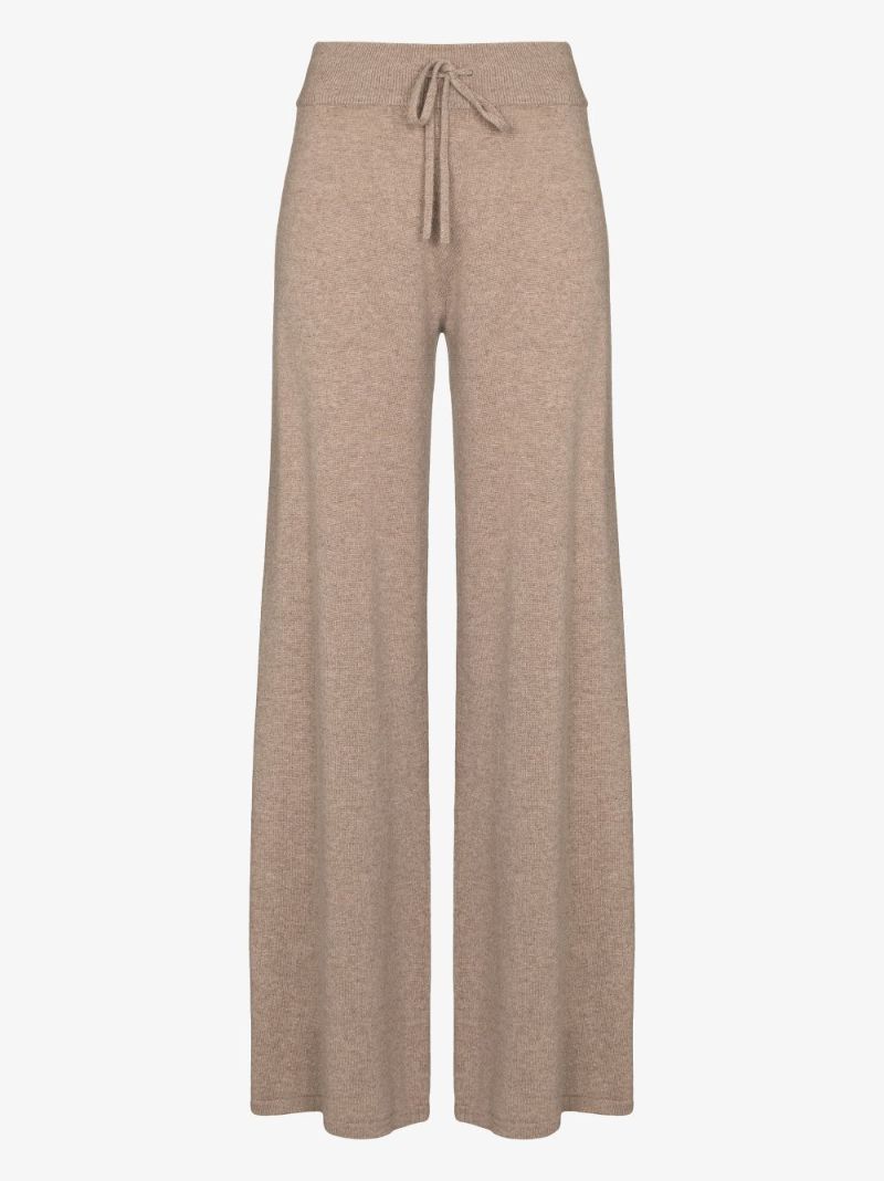 Sofi Wide Leg Cashmere Trousers