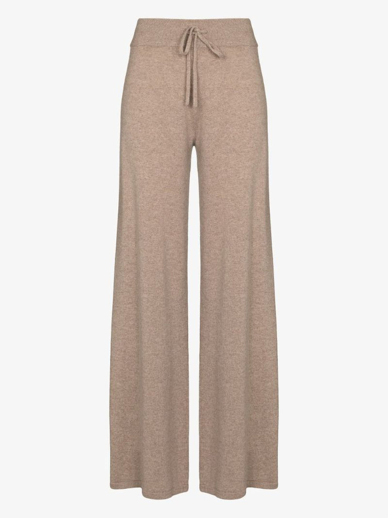 Sofi Wide Leg Cashmere Trousers