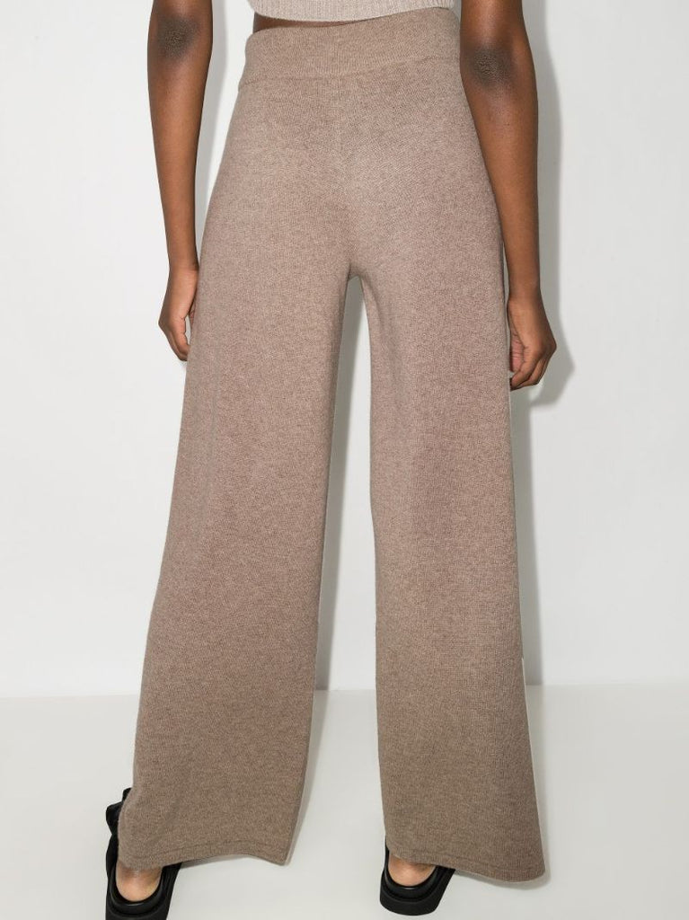 Sofi Wide Leg Cashmere Trousers