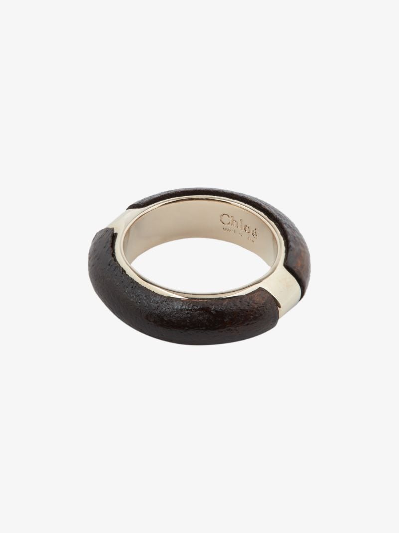 Gold Tone Jamie Wood Ring