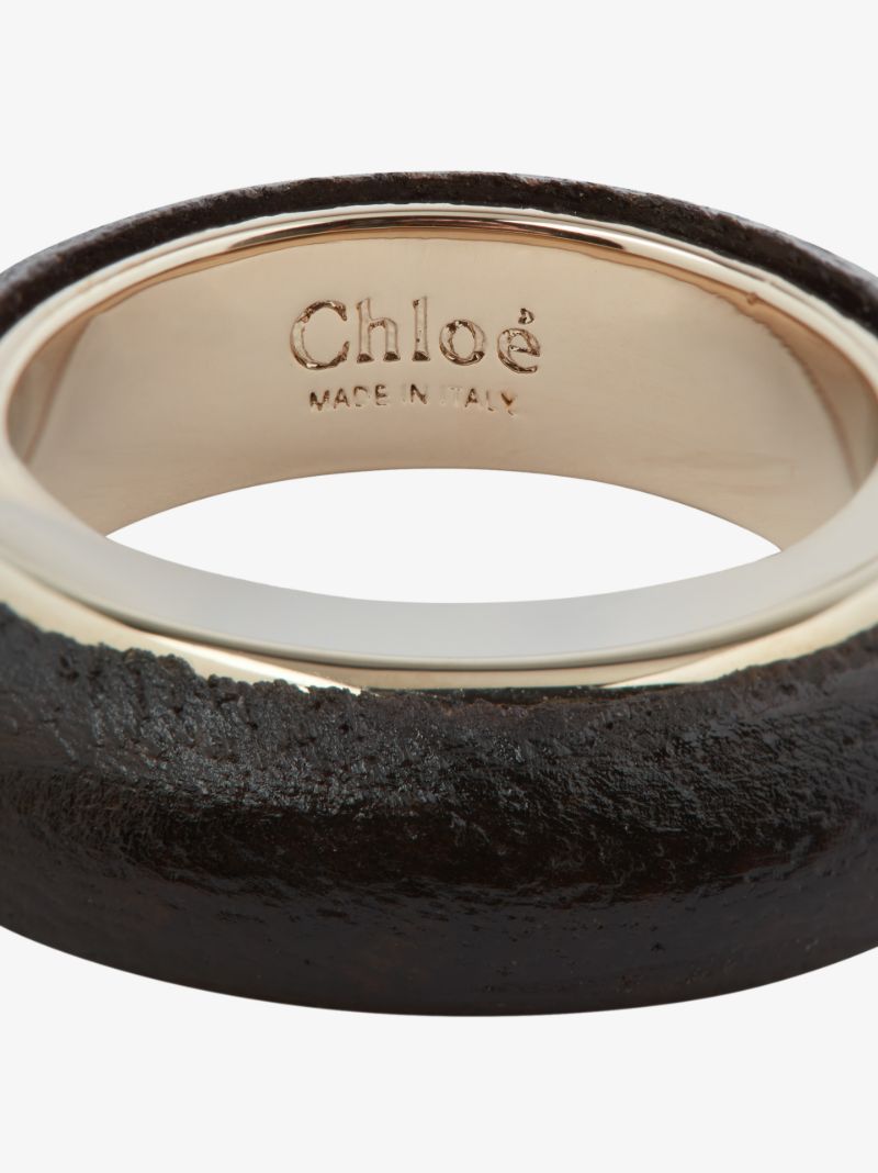 Gold Tone Jamie Wood Ring