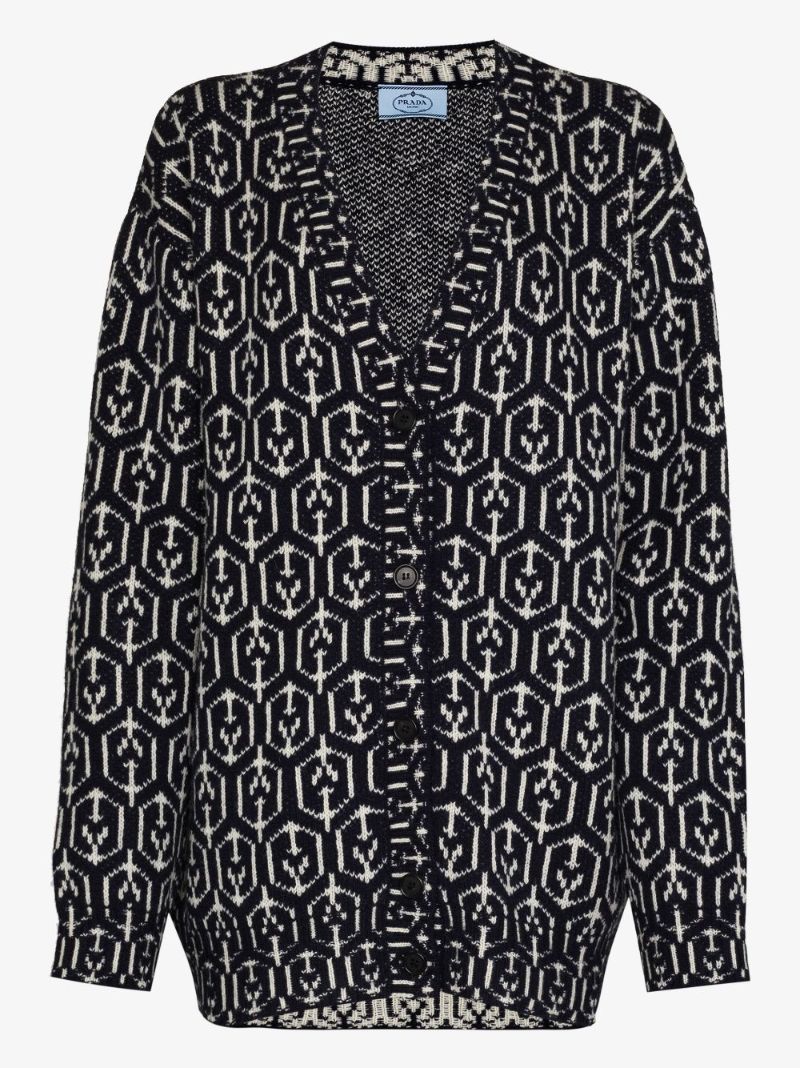 Oversized Virgin Wool Cardigan