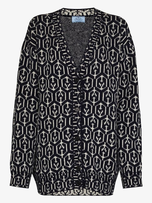 Oversized Virgin Wool Cardigan