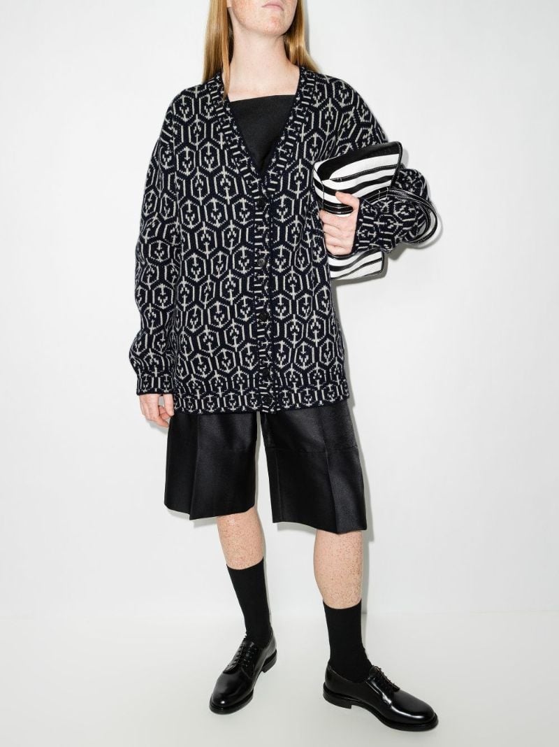 Oversized Virgin Wool Cardigan