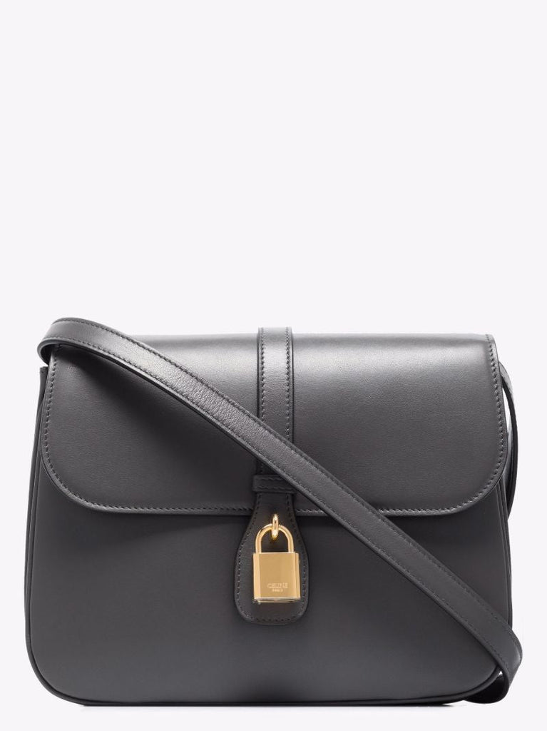 Grey Tabou Medium Leather Shoulder Bag