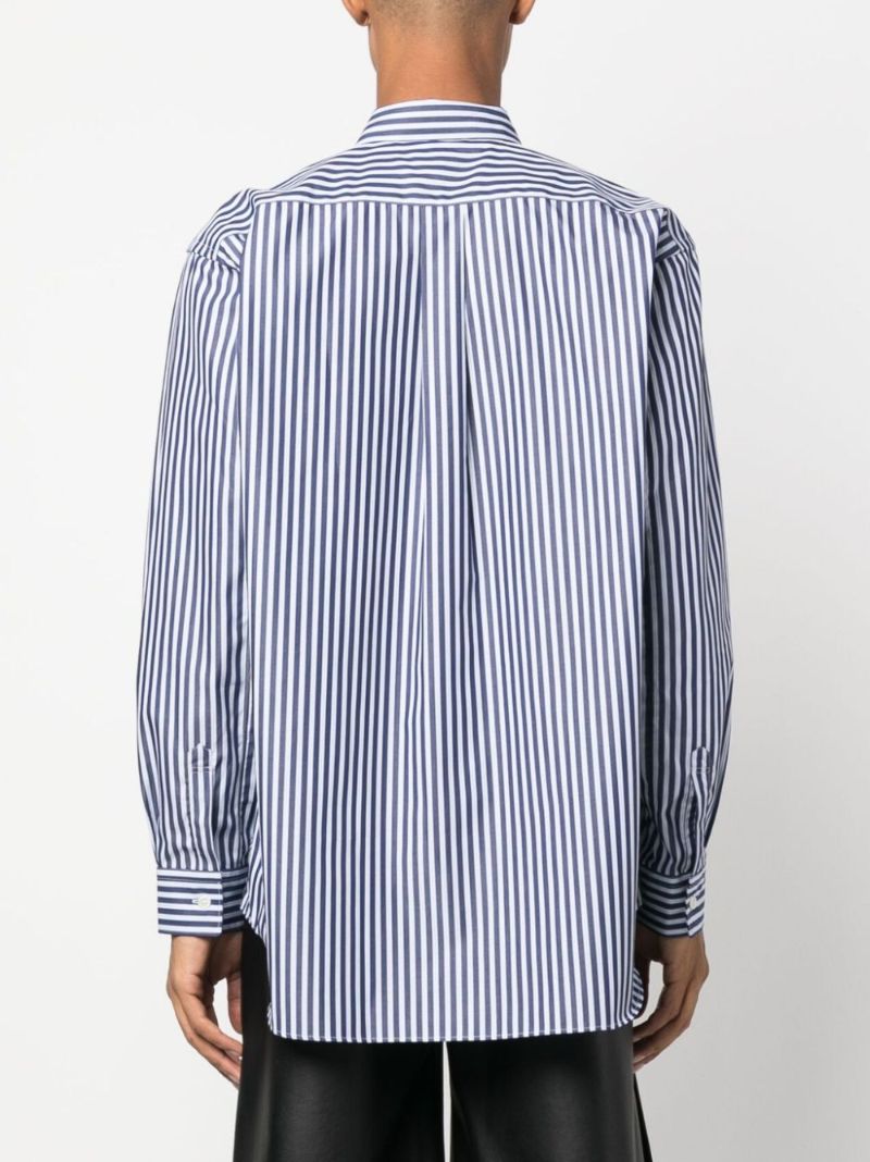 Blue Striped Cotton Shirt