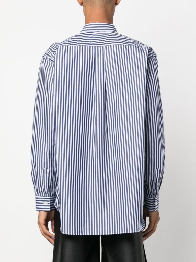 Blue Striped Cotton Shirt