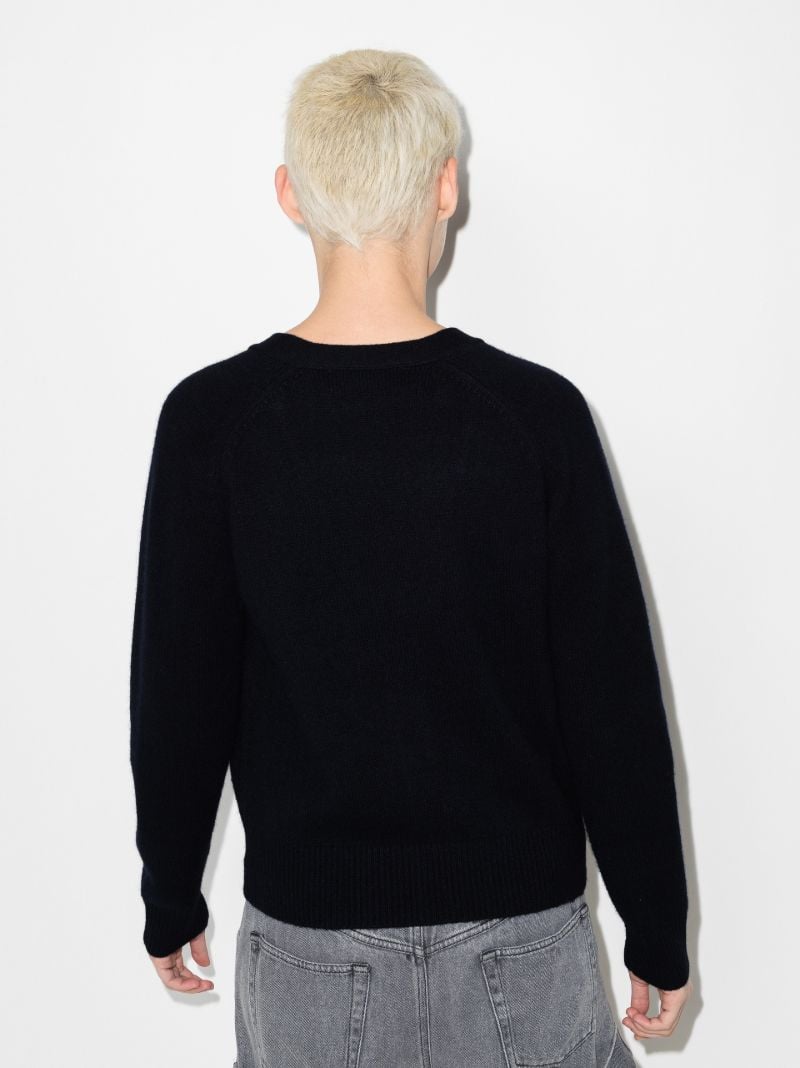 Blue NÃ_x0082_Â°81 Card Cashmere Cardigan