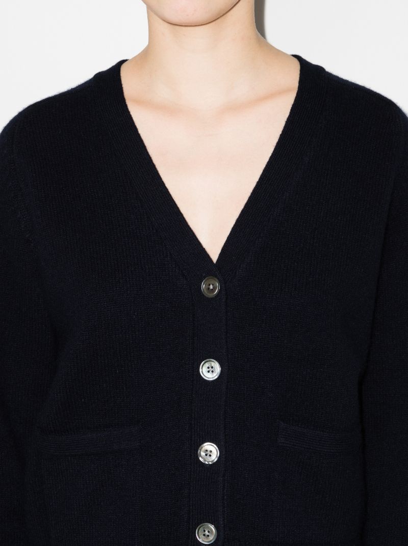Blue NÃ_x0082_Â°81 Card Cashmere Cardigan