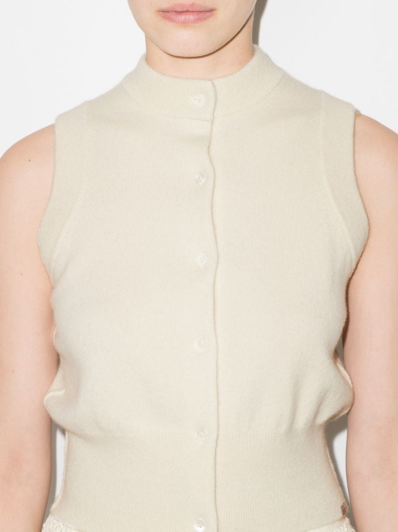 Neutral NÃ_x0082_Â°193 Corset Cashmere Cardigan