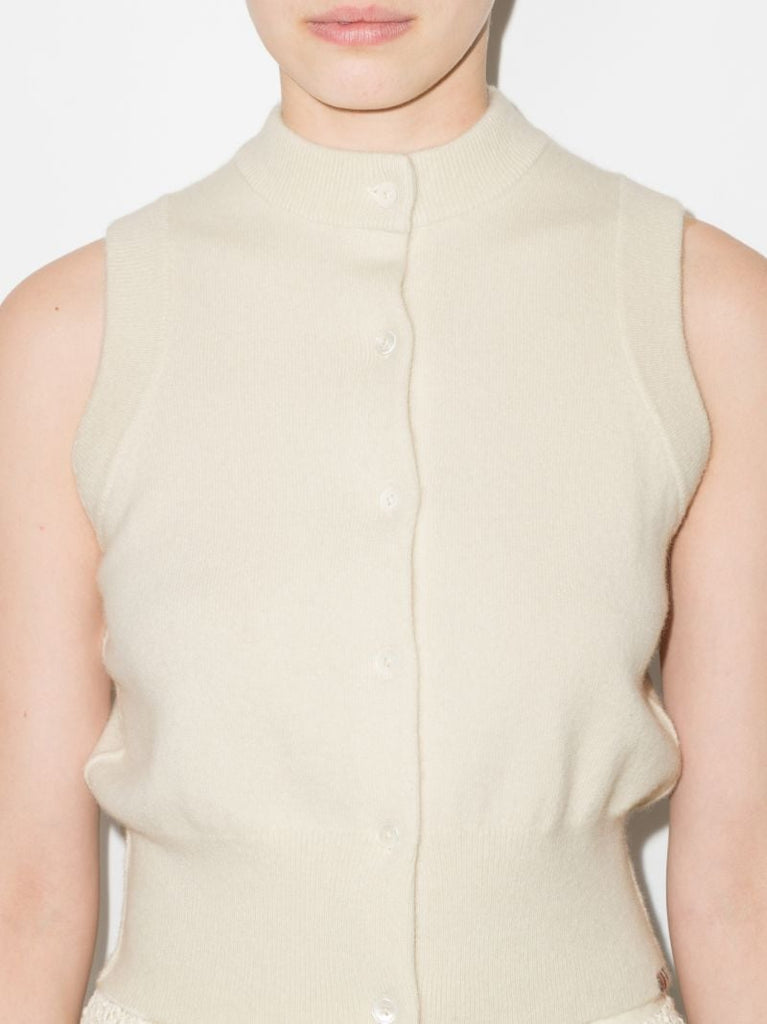 Neutral NÃ_x0082_Â°193 Corset Cashmere Cardigan