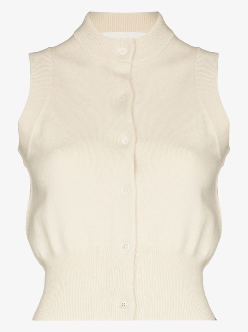 Neutral NÃ_x0082_Â°193 Corset Cashmere Cardigan