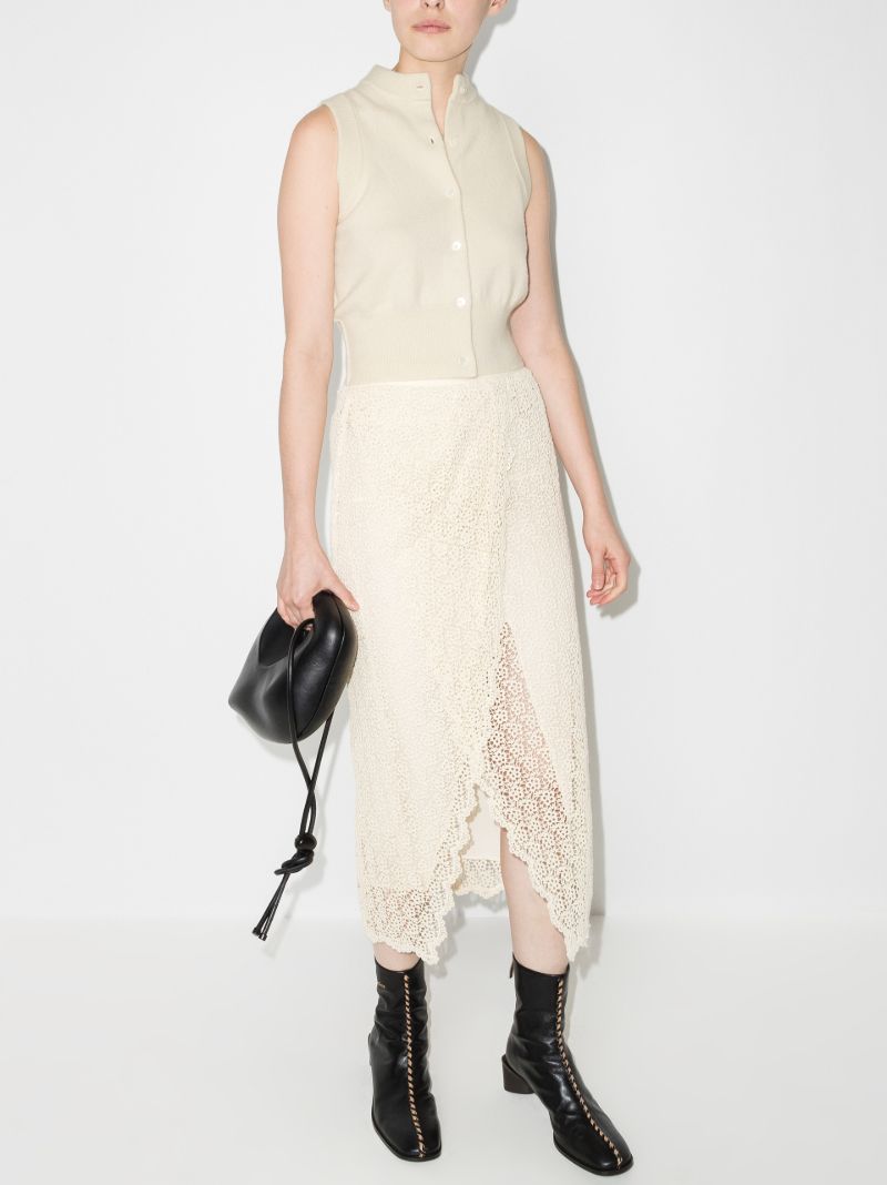 Neutral NÃ_x0082_Â°193 Corset Cashmere Cardigan