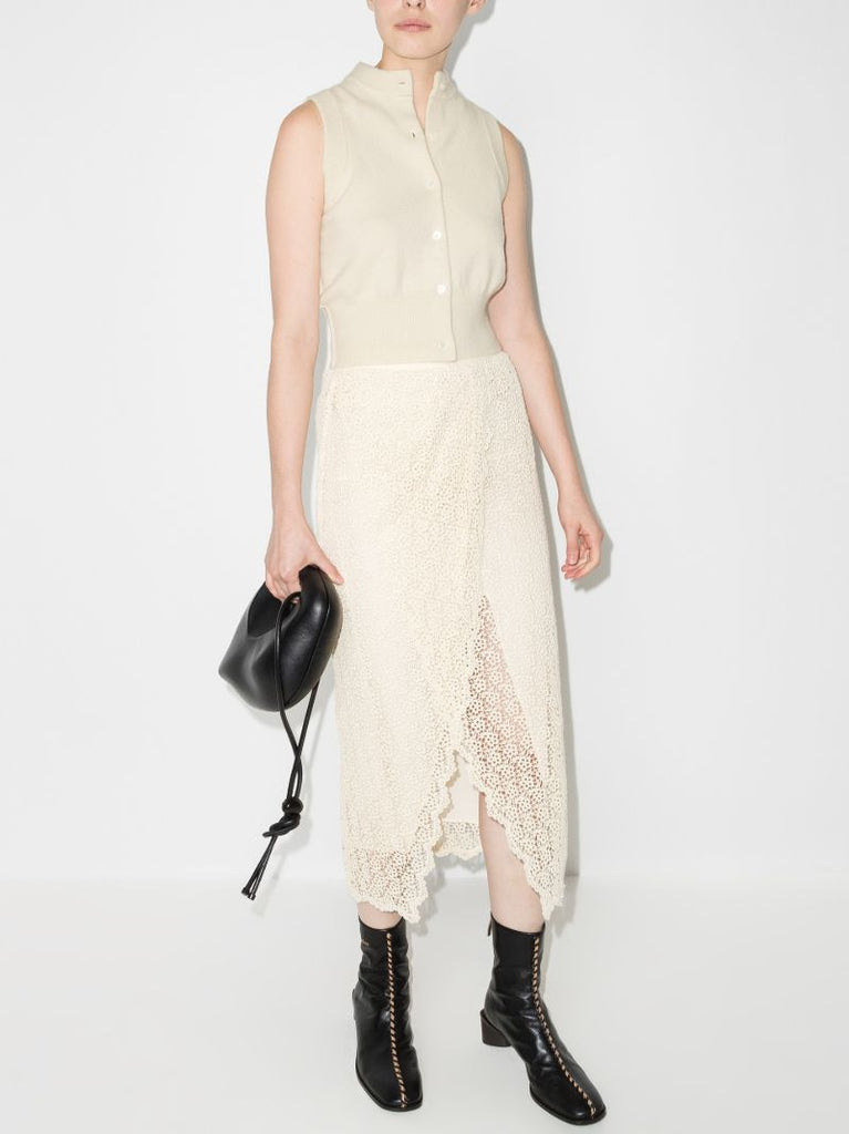 Neutral NÃ_x0082_Â°193 Corset Cashmere Cardigan