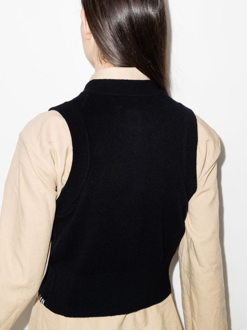 Blue NÃ_x0082_Â°193 Corset Cashmere Cardigan