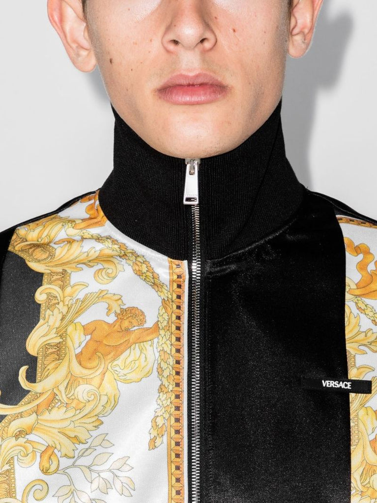 Baroque Print Stripe Track Jacket