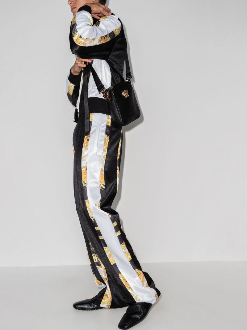 Baroque Print Stripe Track Jacket