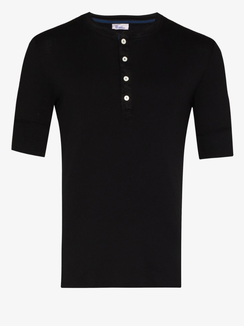 Henley Button-down T-shirt
