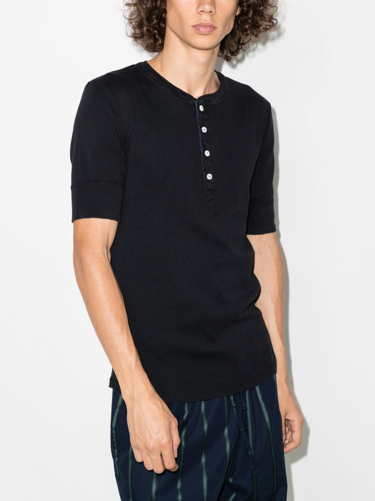 Henley Button-down T-shirt