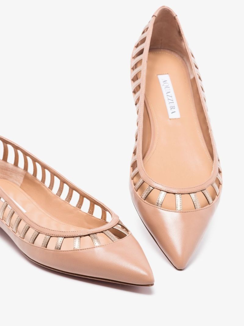 Brown Le Parisien Leather Pumps