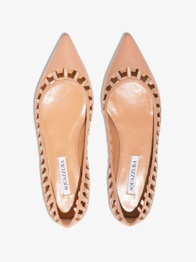 Brown Le Parisien Leather Pumps