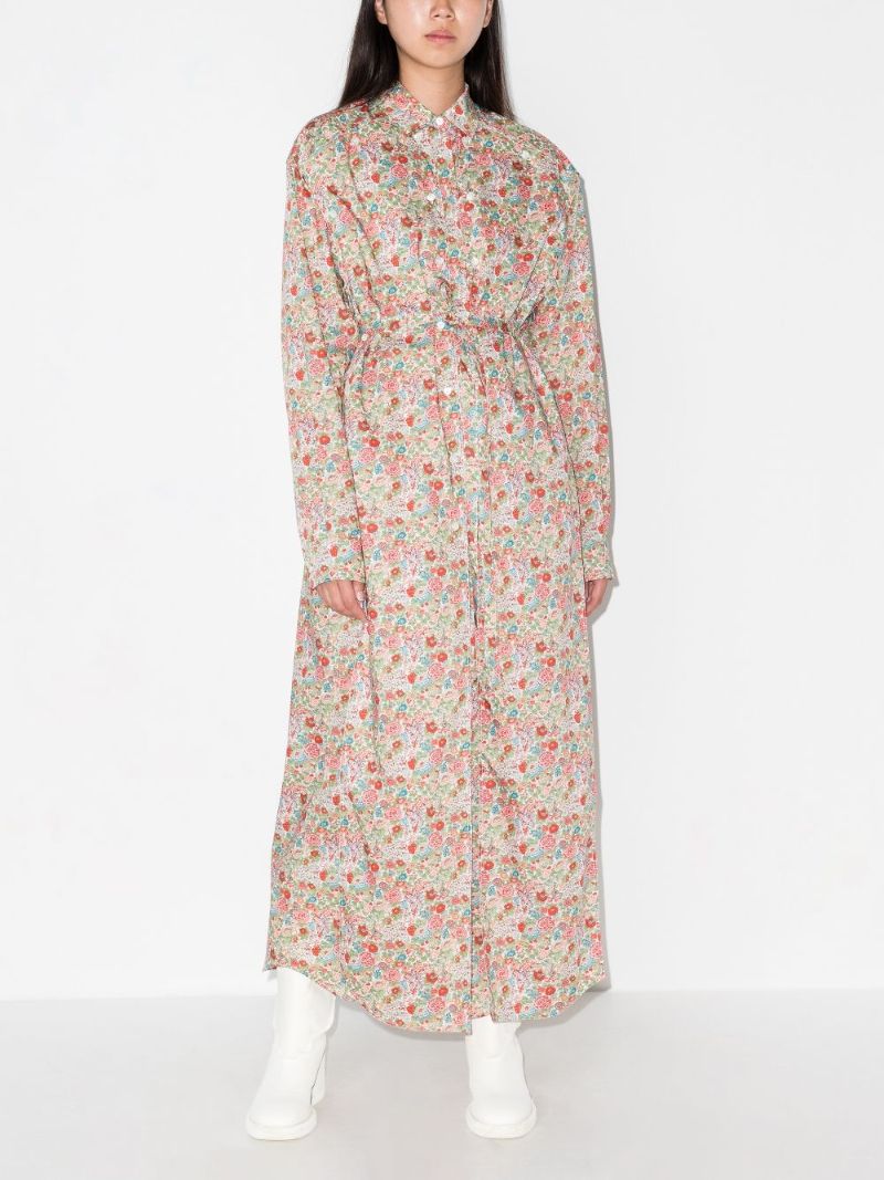 Button Panel Shirt Dress