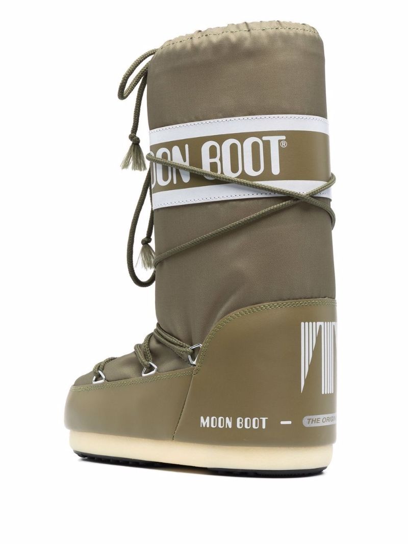 Green Icon Snow Boots