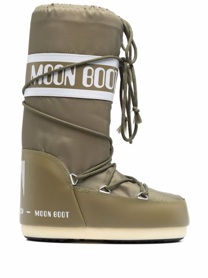 Green Icon Snow Boots