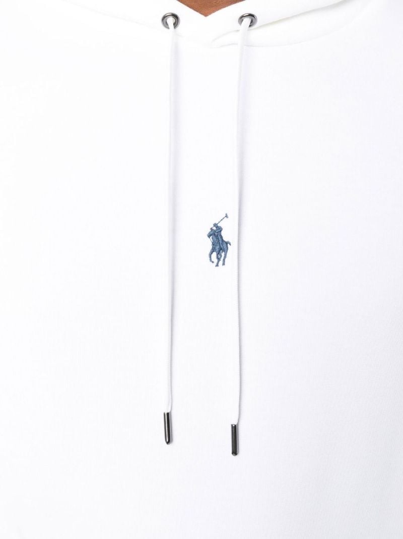 White Polo Pony Hoodie