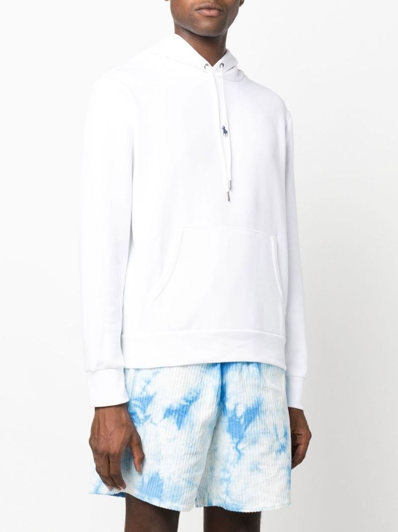 White Polo Pony Hoodie